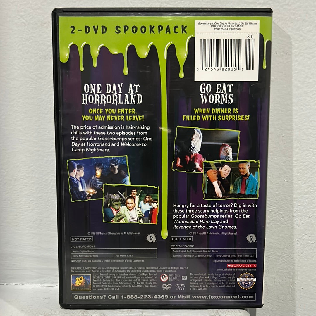 Goosebumps: One Day at Horrorland (1995,1997) & Goosebumps: Go Eat Worms (1996)