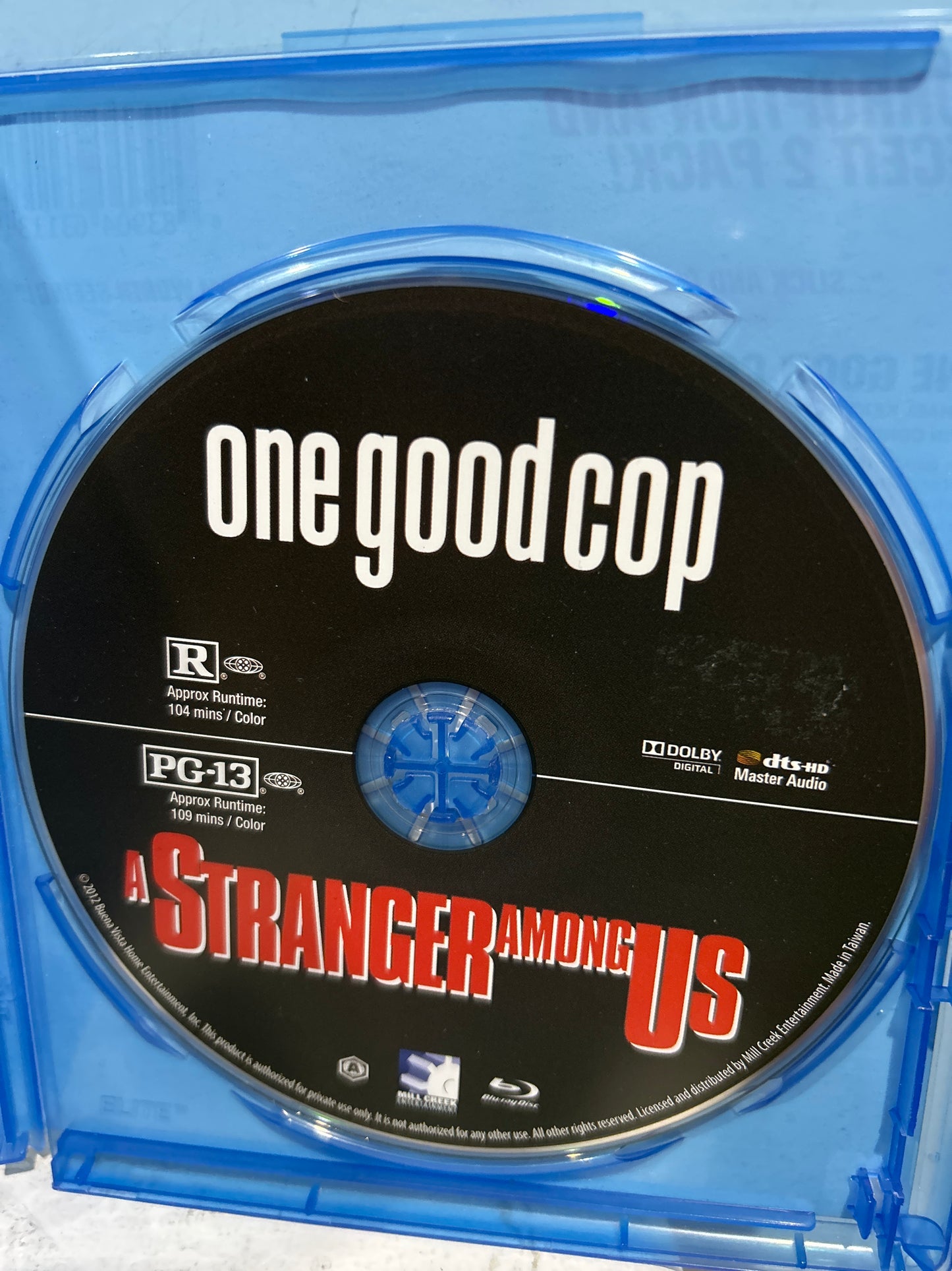 One Good Cop (1991) & A Stranger Among Us (1992)