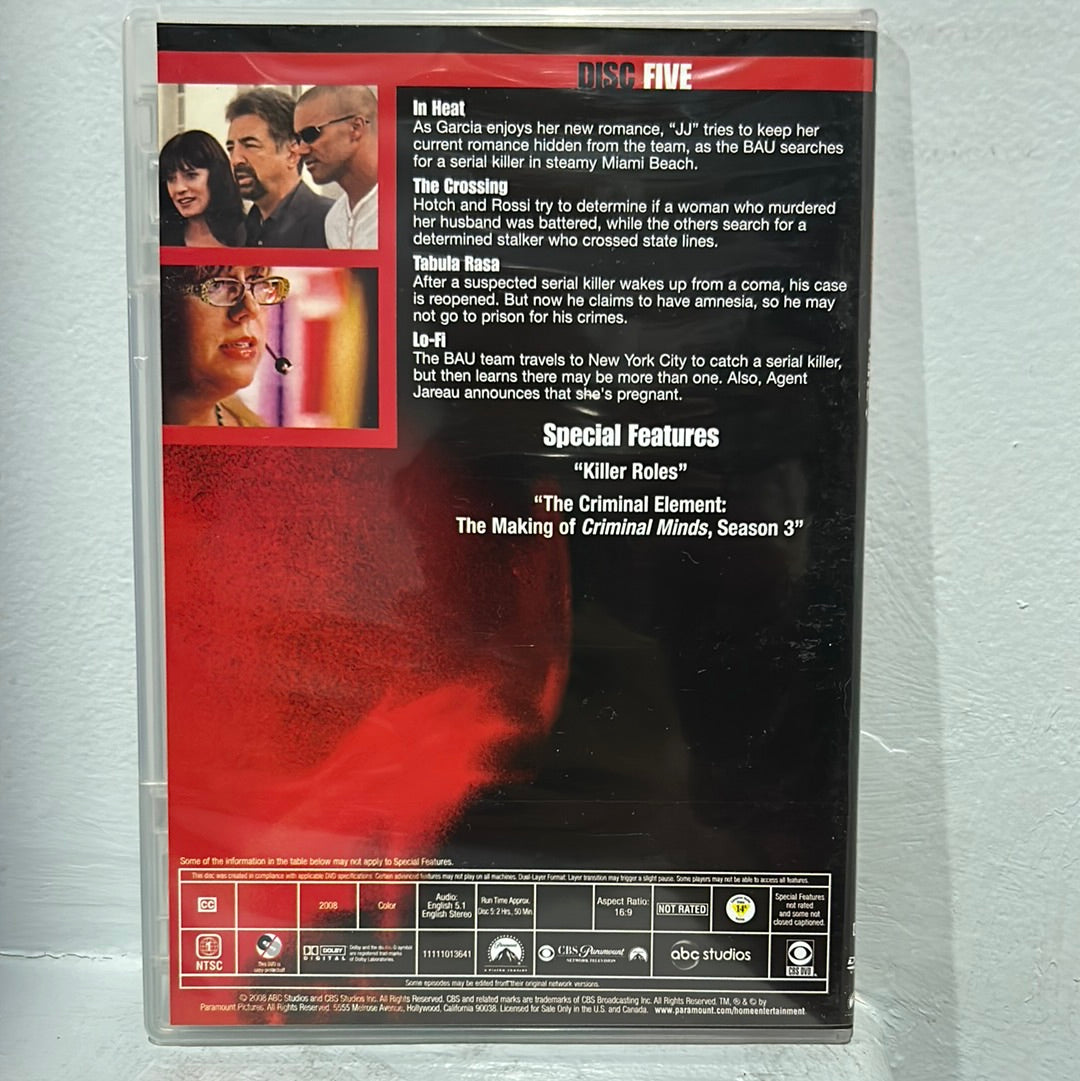 Criminal Minds : TV Series (2005-2020) - Season 3