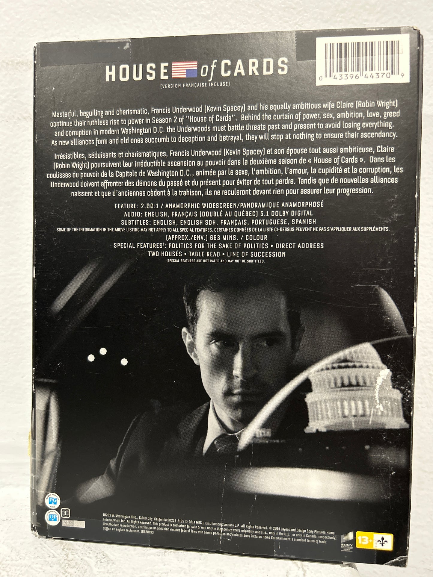 House of Cards : TV Series (2013-2018) - The Complete Second Season