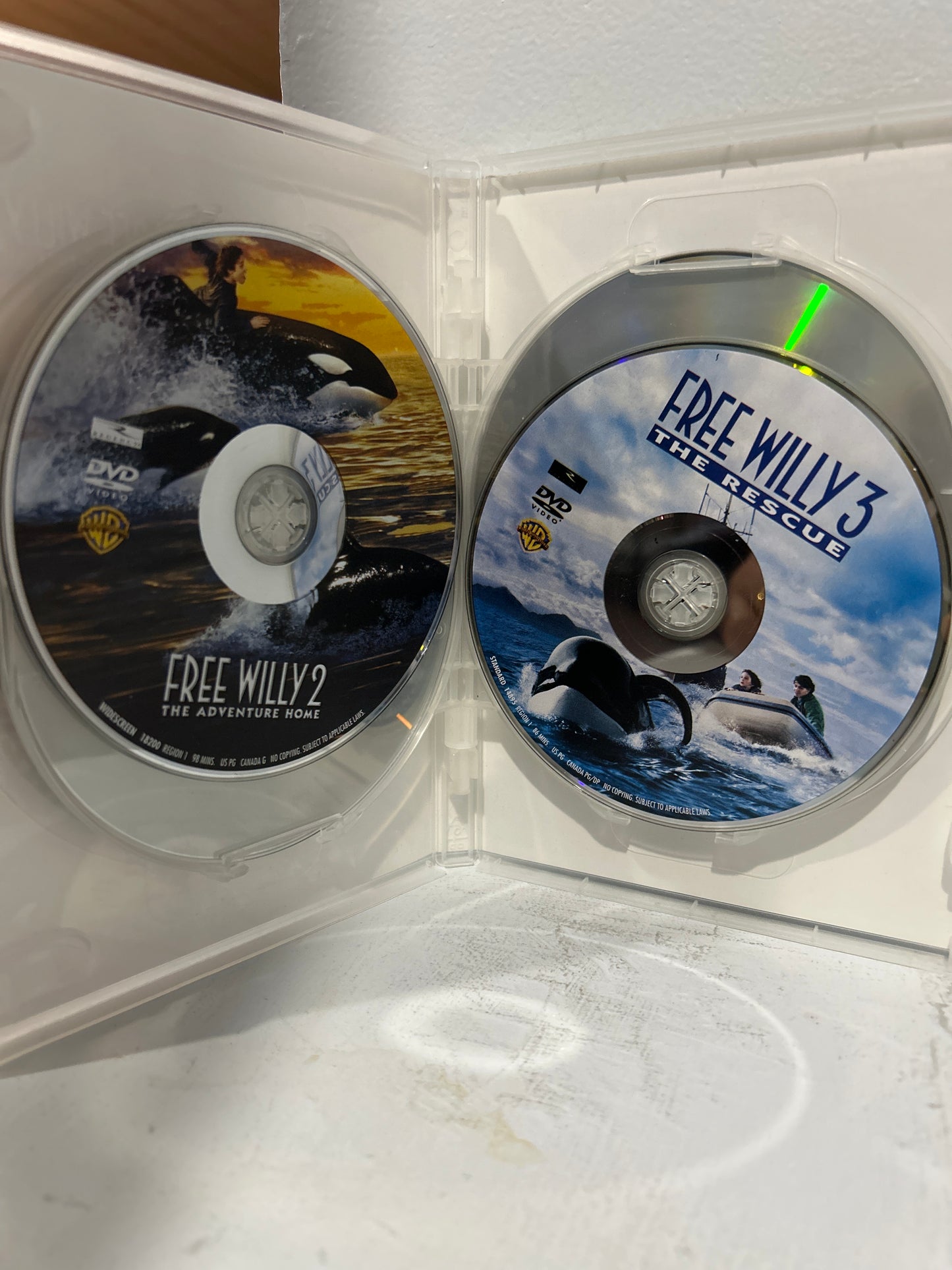 Free Willy (1993) & Free Willy 2: The Adventure Home (1995) & Free Willy 3: The Rescue (1997) & Free Willy: Escape from Pirate's Cove (2010)