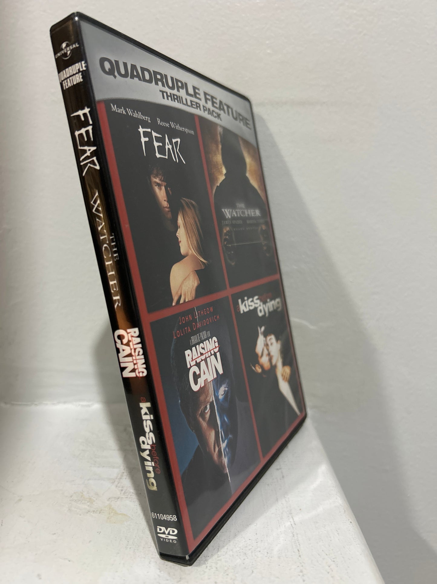Fear (1996) & The Watcher (2000) & Raising Cain (1992) & A Kiss Before Dying (1991)