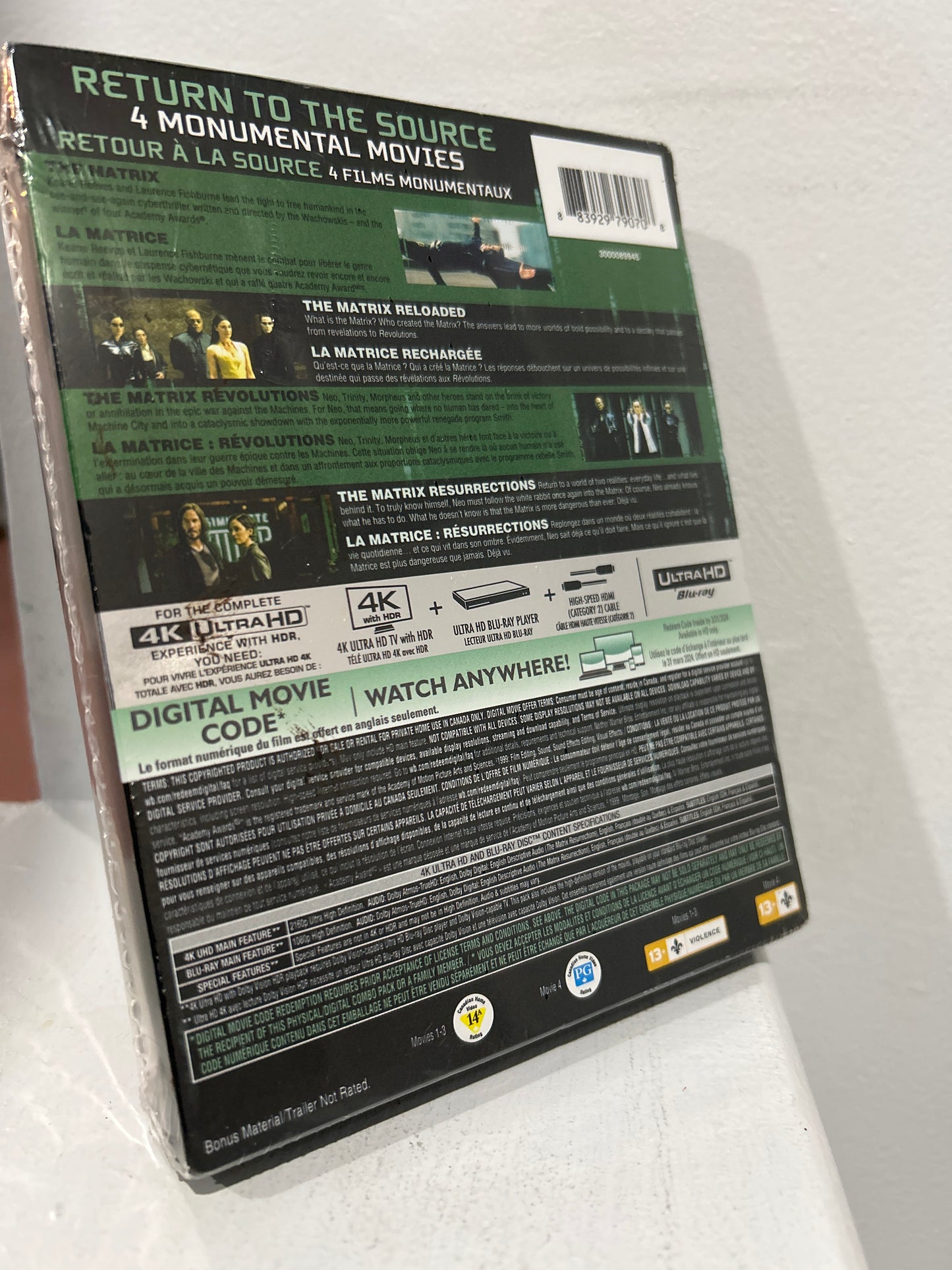 Matrix, The 4-Film Déjà vu Collection (1-4)
