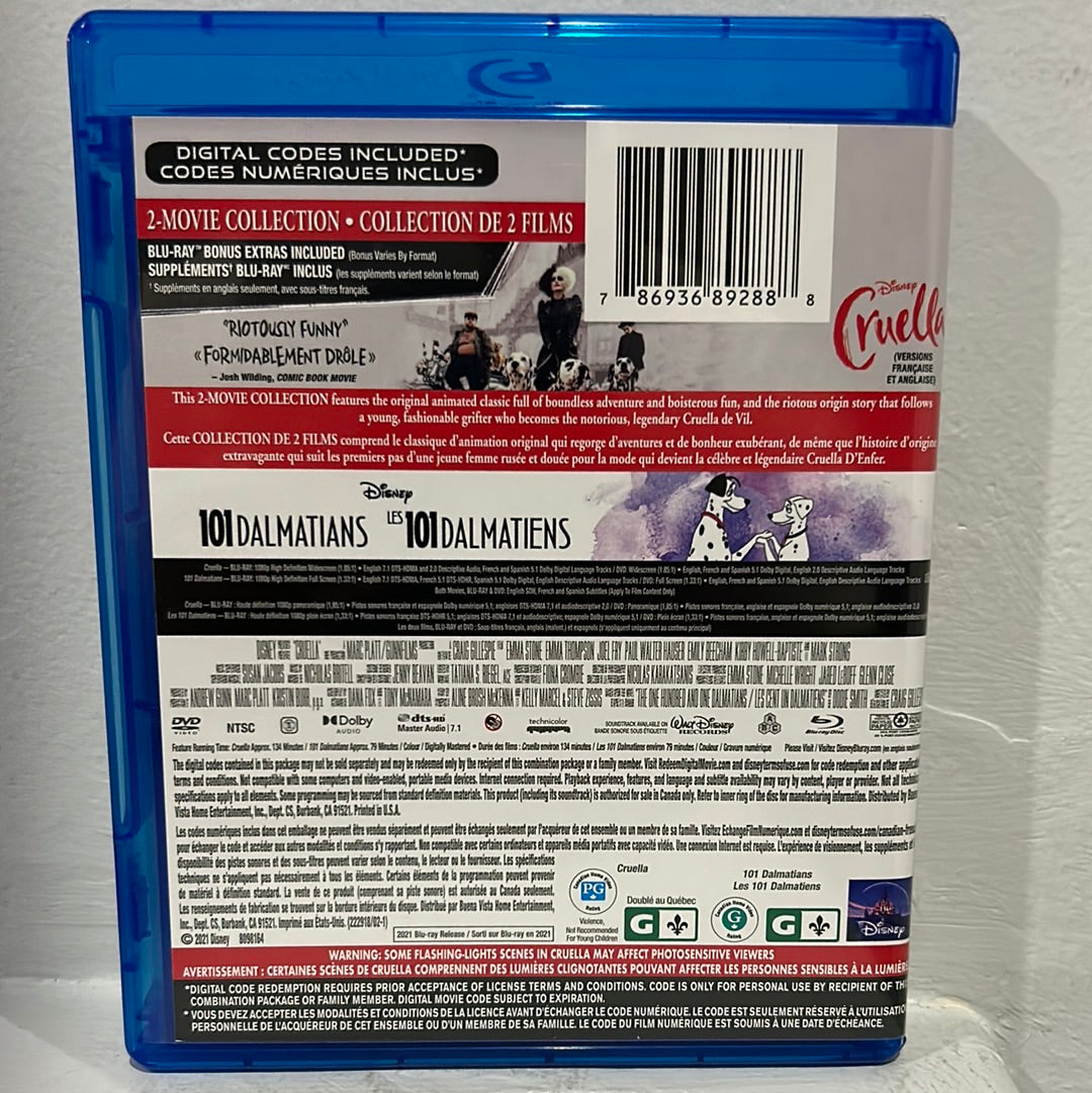 Cruella (2021) & 101 Dalmatians (1961)
