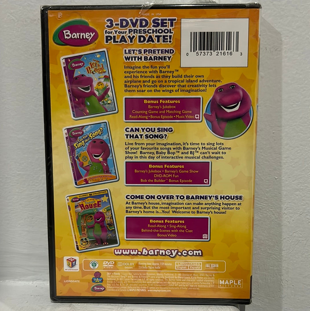 Barney: PLAY DATE PACK (3 DVDs)