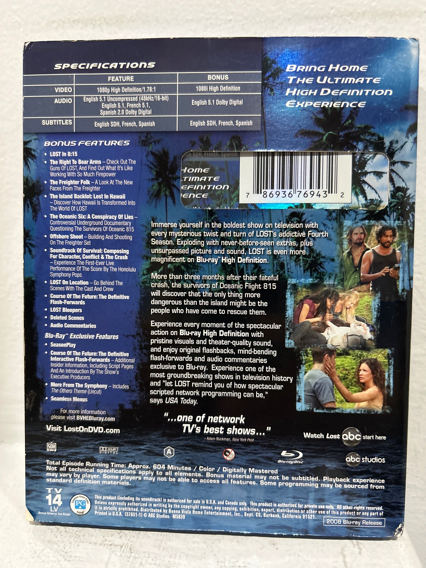 Lost : TV Series (2004-2010) - The Complete Fourth Season