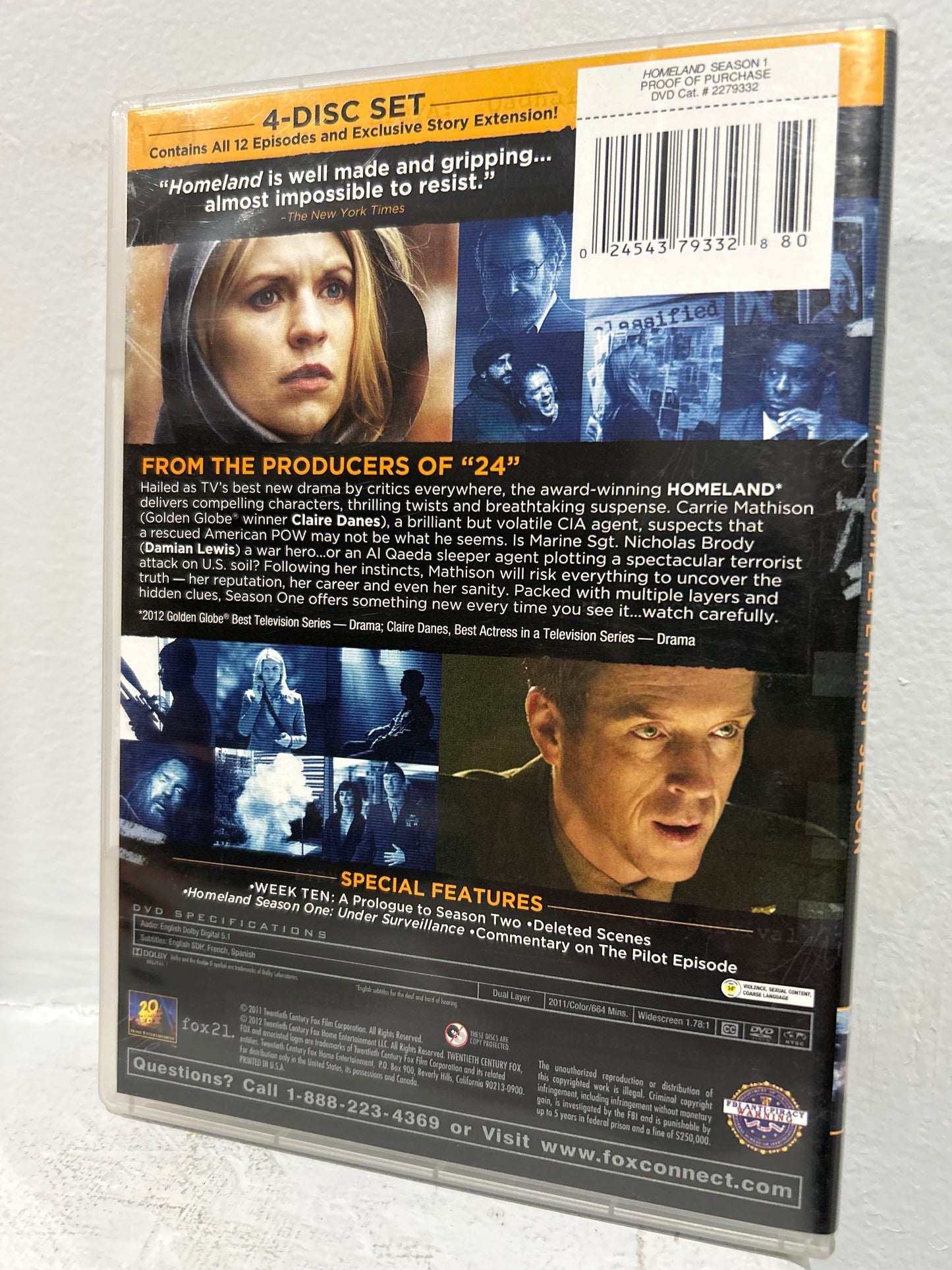 Homeland : TV Series (2011-2020): The Complete First Season