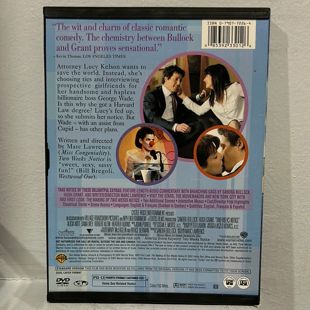 Two Weeks Notice (2002)