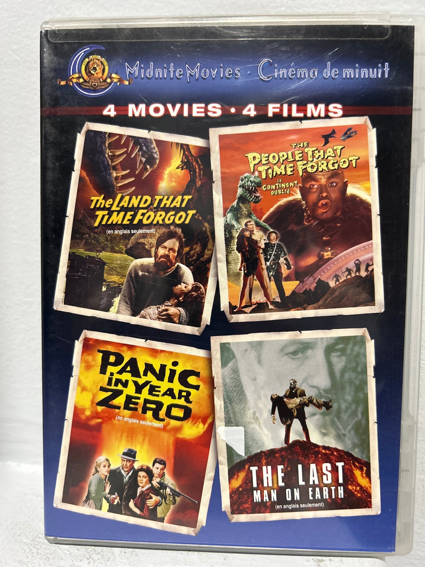 The Land That Time Forgot (1975) & The People That Time Forgot (1977) & Panic in Year Zero! (1962) & The Last Man on Earth (1964)