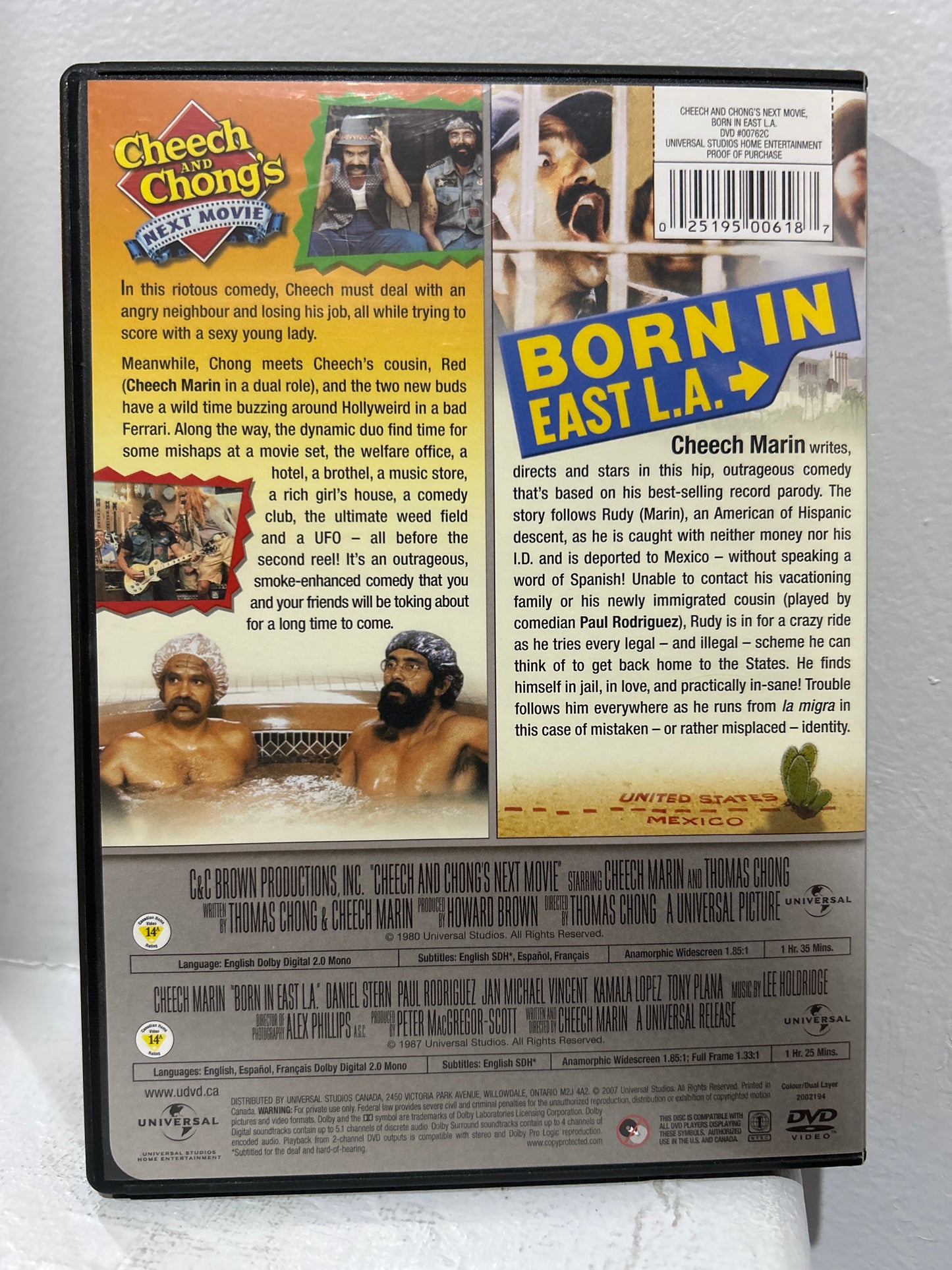 Cheech and Chong's Next Movie (1980) & Born in East L.A. (1987)