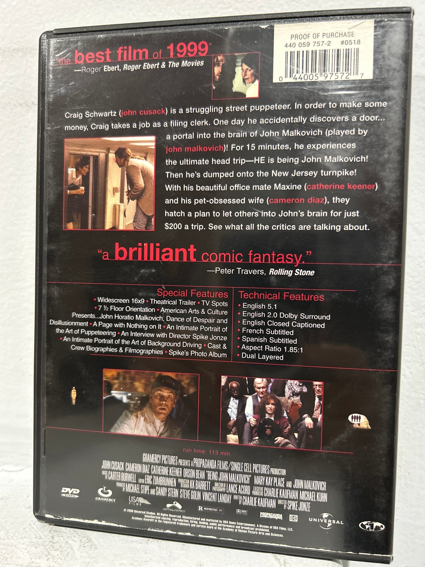 Being John Malkovich (1999)