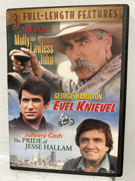 Molly and Lawless John (1972) & Evel Knievel (1971) & The Pride of Jesse Hallam (1981)