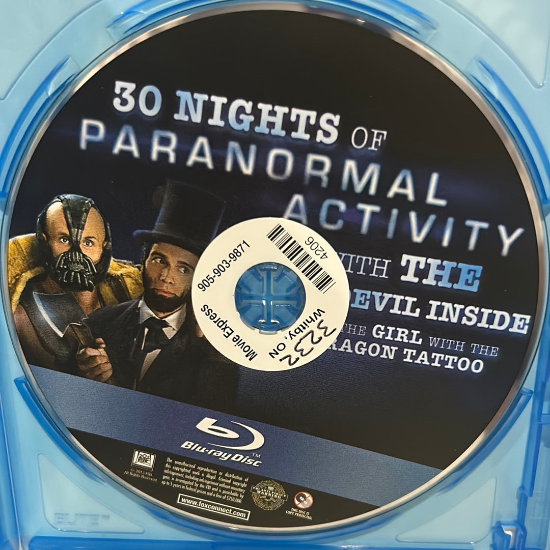 30 Nights of Paranormal Activity with the Devil Inside the Girl with the Dragon Tattoo (2013)