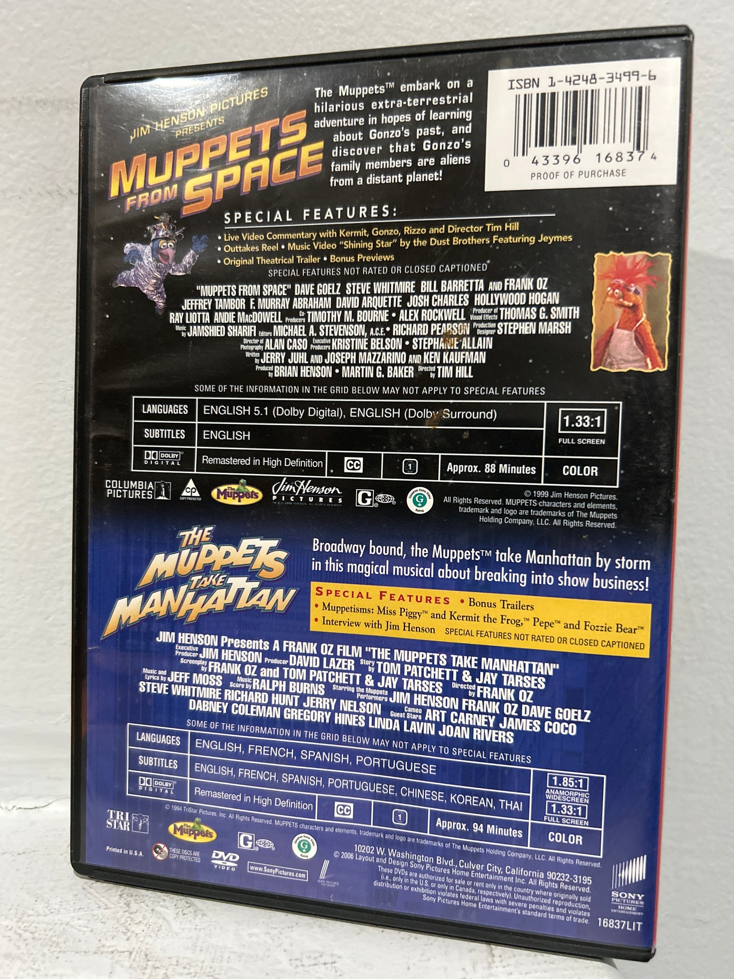Muppets from Space (1999) & The Muppets Take Manhattan (1984)