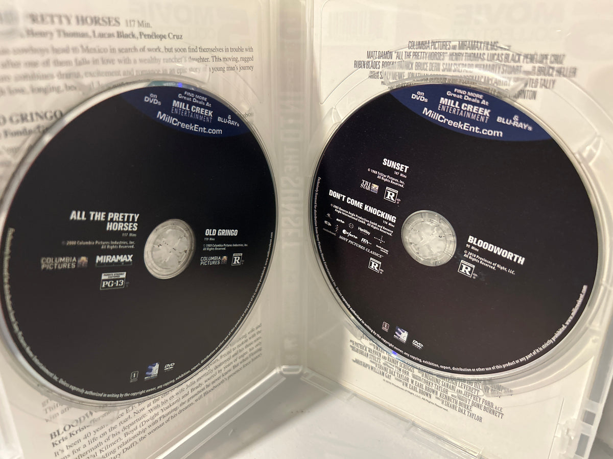All the Pretty Horses (2000)&Old Gringo (1989)&Sunset (1988)&Don't Come Knocking (2005)&Bloodworth (2010)