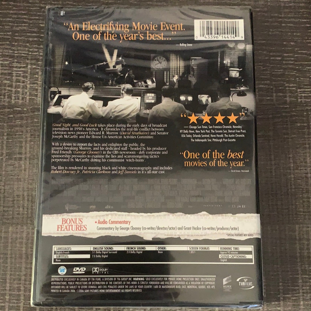 Good Night, and Good Luck (2005)