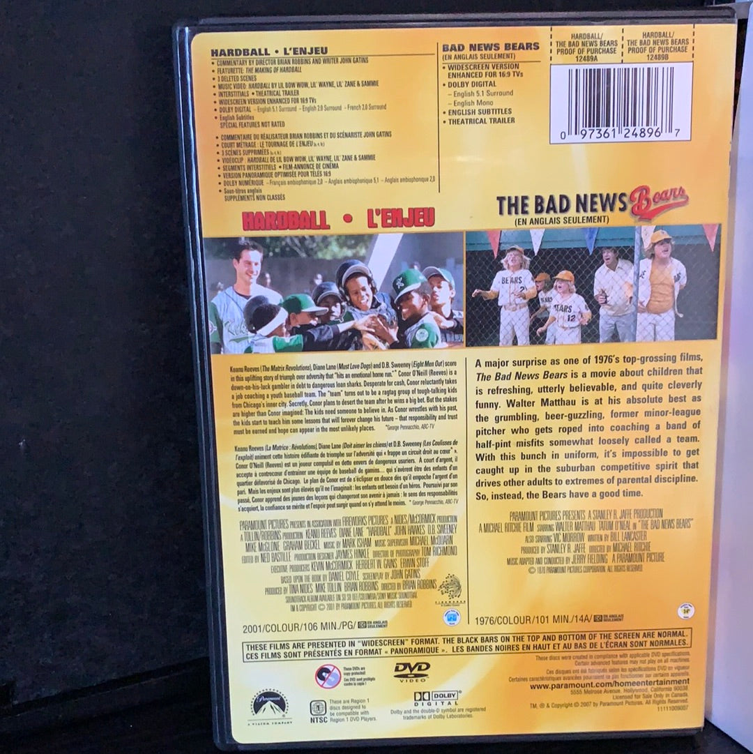 Hardball (2001) & The Bad News Bears (1976)