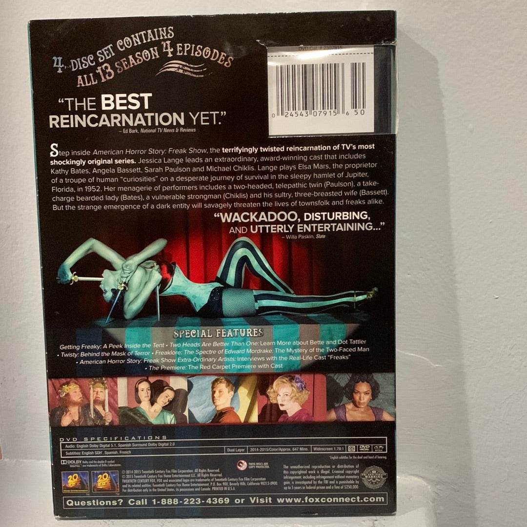 American Horror Story: TV Series (2011- ): The Complete Fourth Season: Freak Show