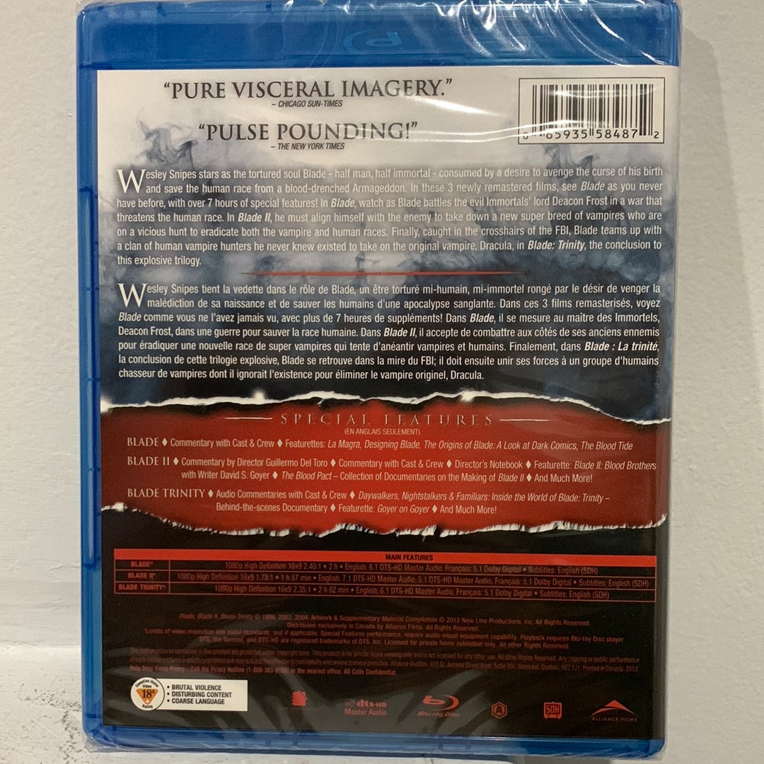 Blade (1998) & Blade II (2002) & Blade: Trinity (2004)