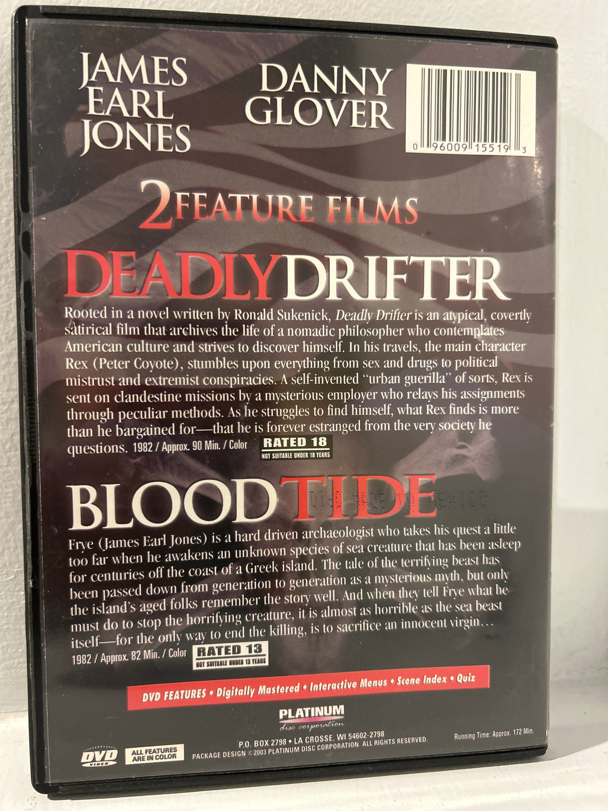 Deadly Drifter (1982) & Blood Tide (1982)