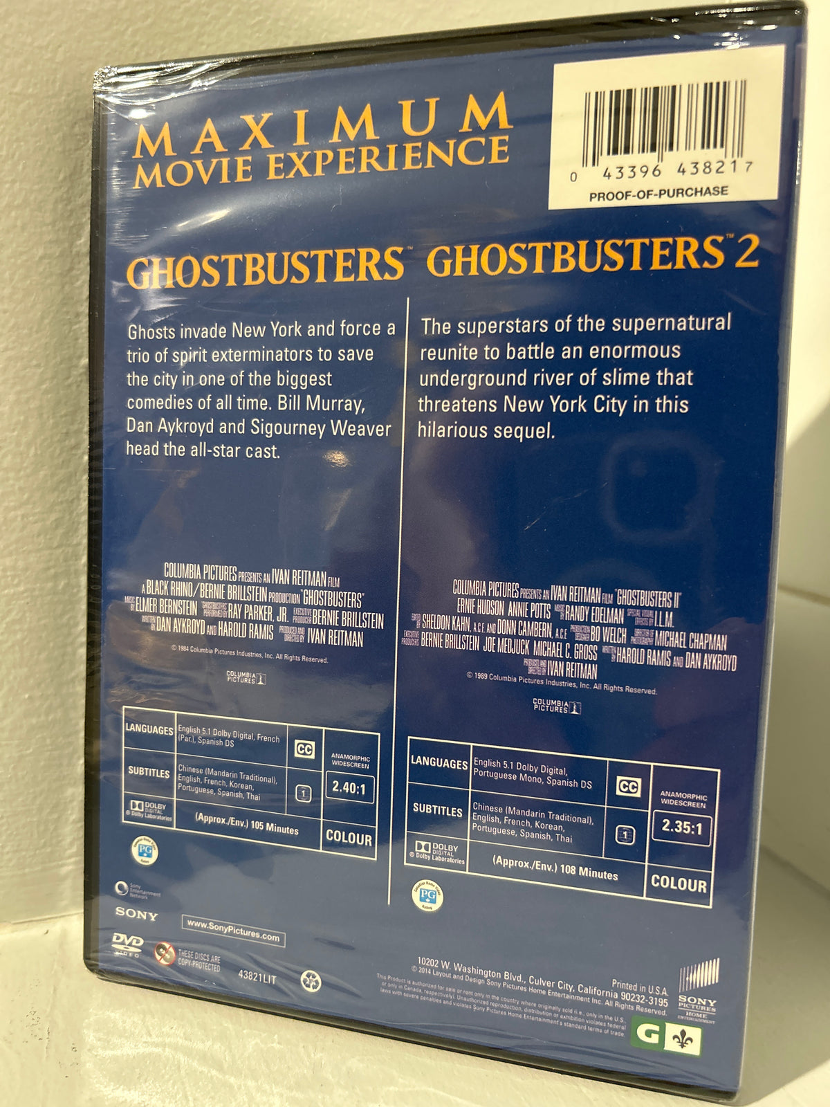Ghostbusters (1984) & Ghostbusters 2 (1989)