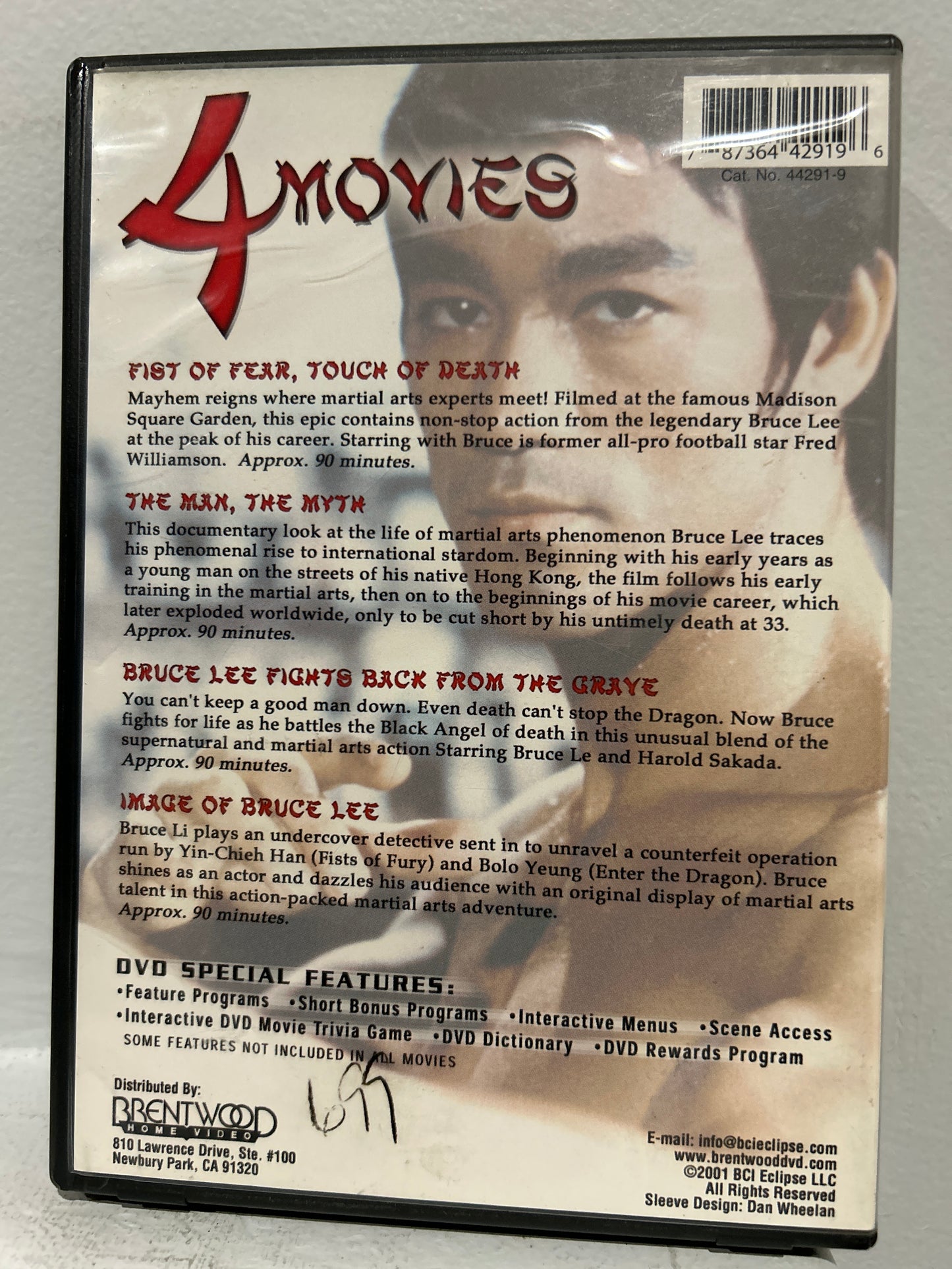 Fist of Fear, Touch of Death (1977)  & The Man, the Myth (1976) & Fights Back from the Grave (1976) & Image of Bruce Lee (1978)