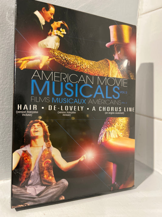 American Movie Musicals: [Hair (1979) / De-Lovely (2004) / A Chorus Line (1985)]