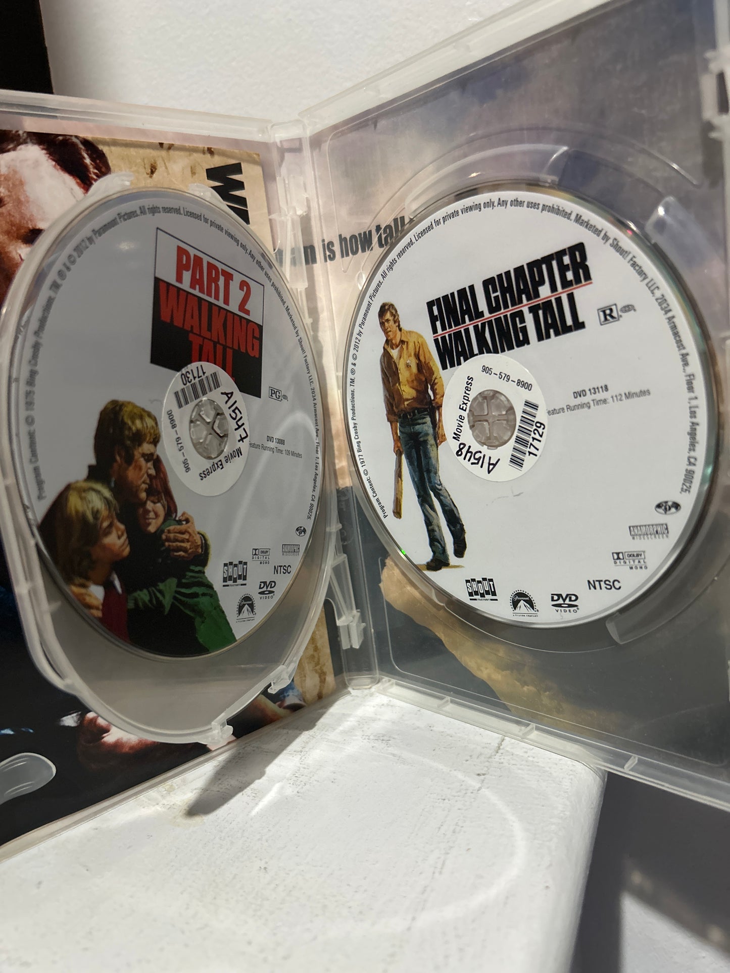 Walking Tall (1973) - Walking Tall: Part 2 (1975) - Walking Tall: Final Chapter (1977)