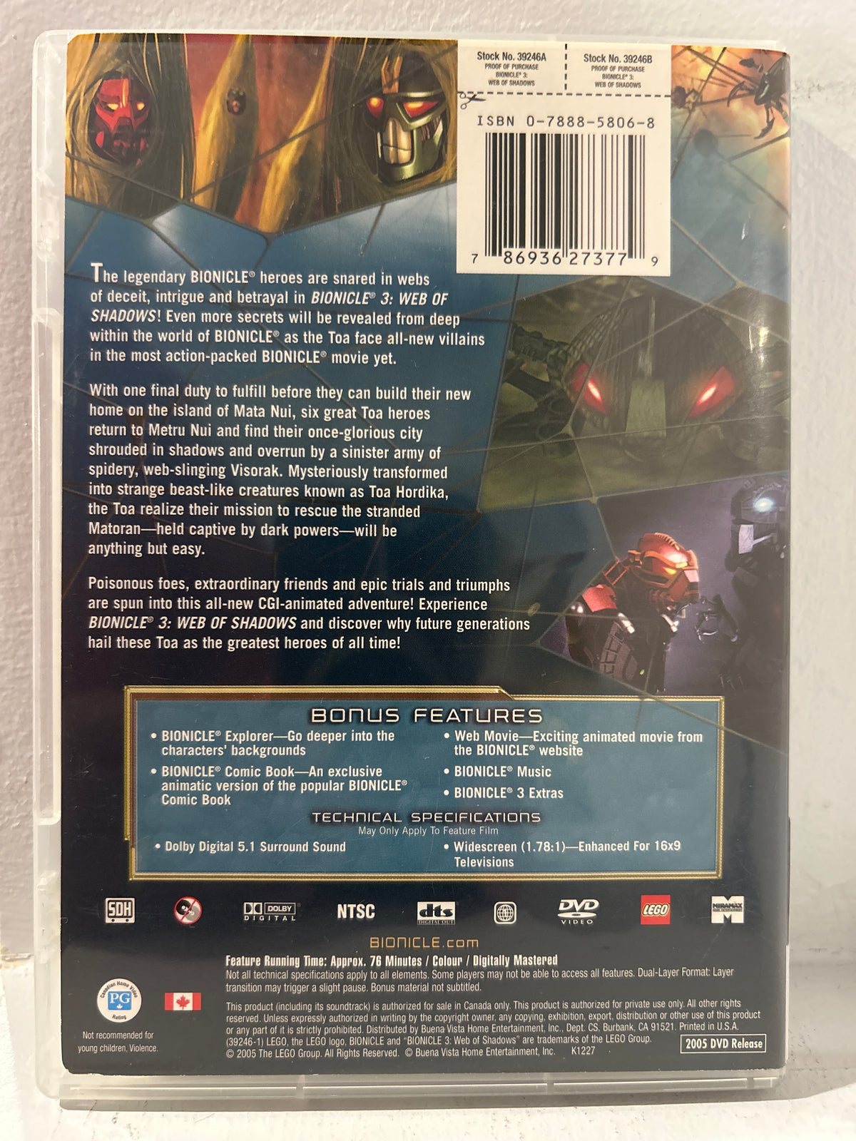 Bionicle 3: Web of Shadows (2005)