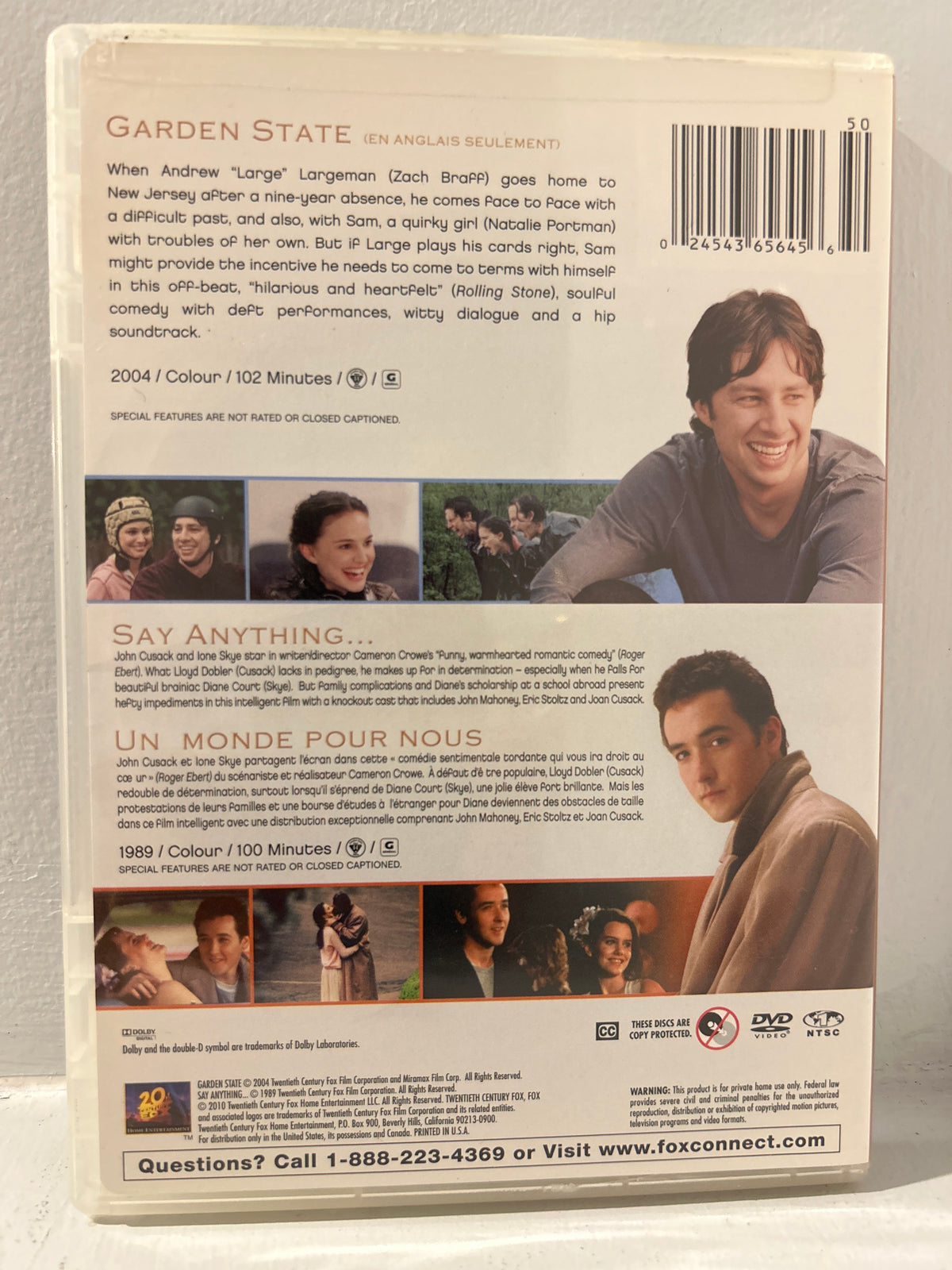 Garden State (2004) & Say Anything (1989)