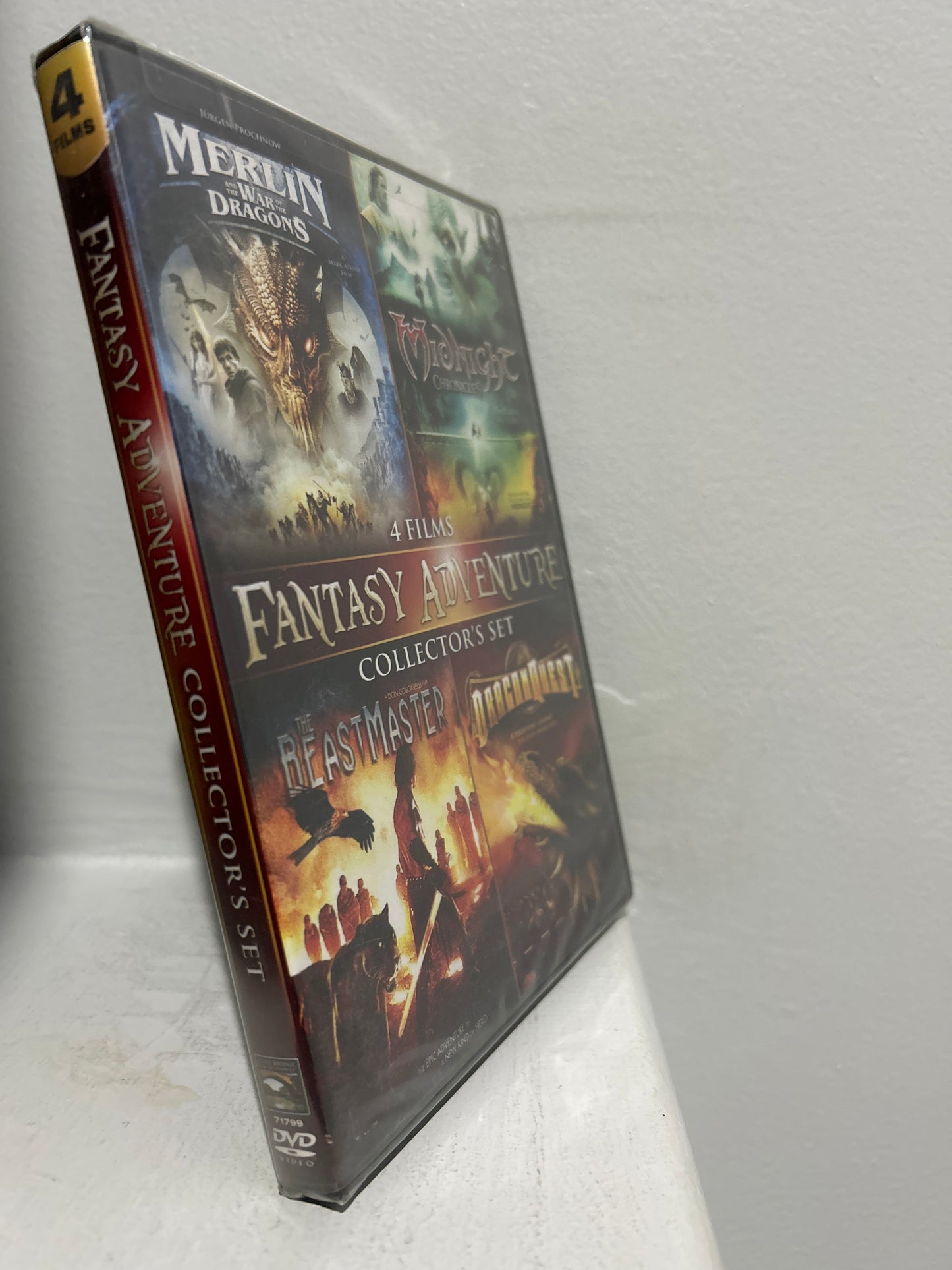 Merlin and the War of the Dragons (2008) & Midnight Chronicles (2009) & The Beastmaster (1982) & Dragonquest (2009)