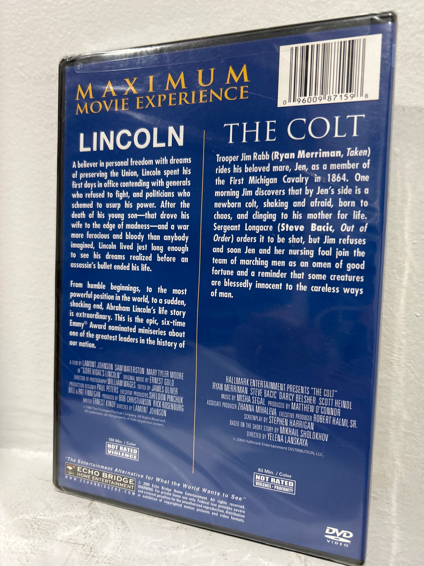 Lincoln - TV Mini Series (1988) & The Colt (2005)