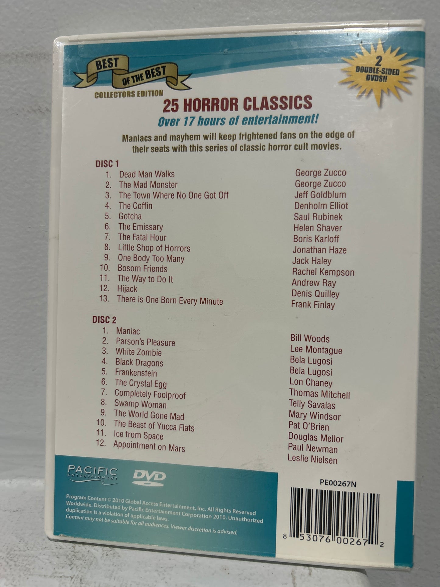 25 HORROR CLASSICS