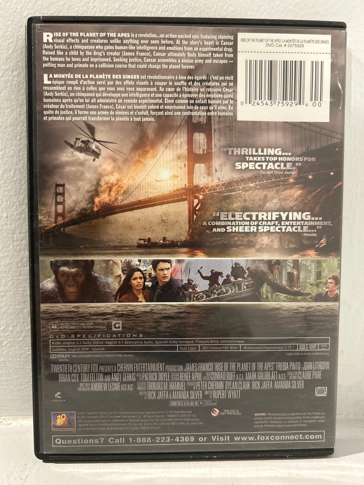 Rise of the Planet of the Apes (2011)