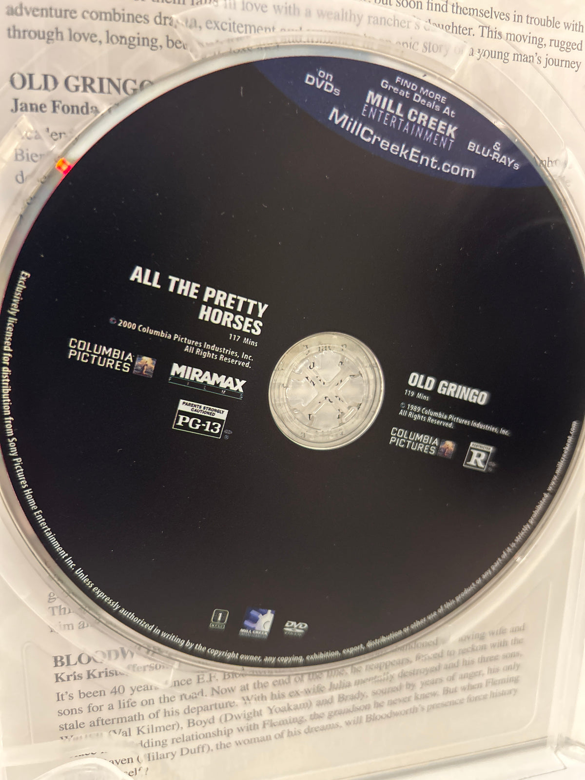 All the Pretty Horses (2000)&Old Gringo (1989)&Sunset (1988)&Don't Come Knocking (2005)&Bloodworth (2010)