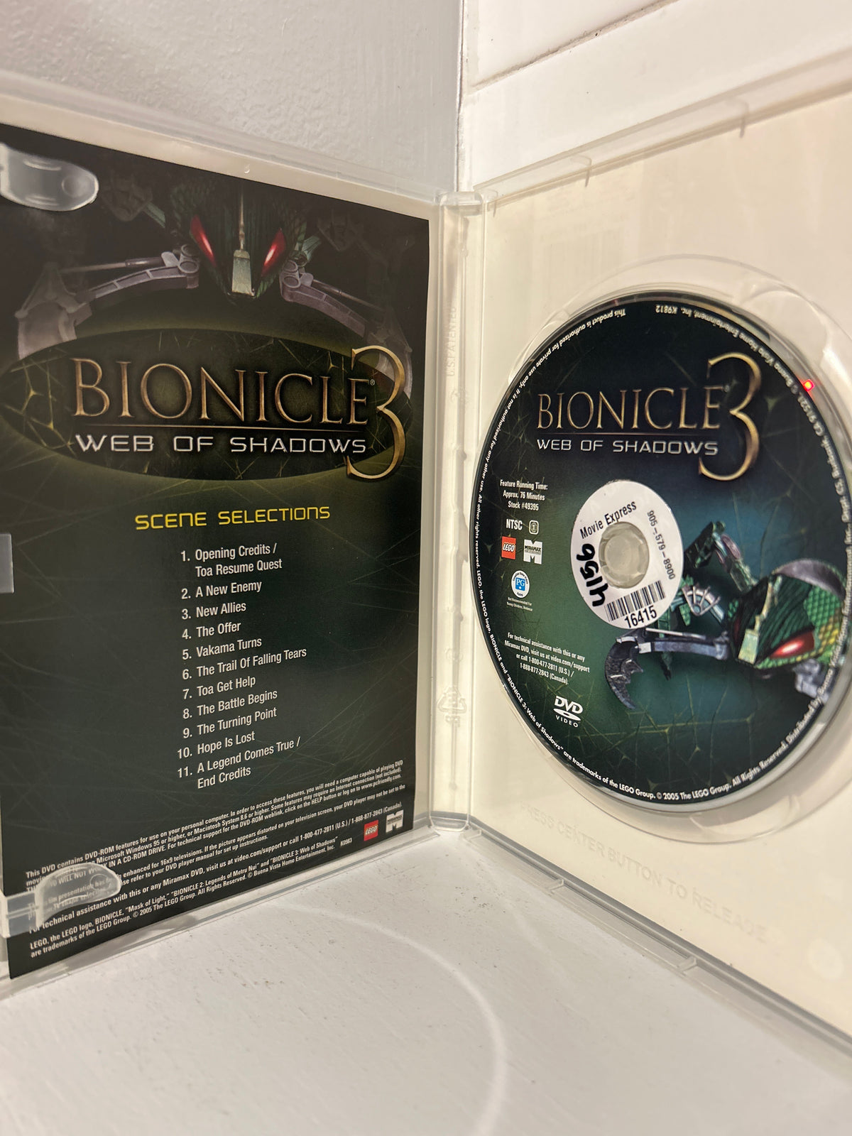 Bionicle 3: Web of Shadows (2005)