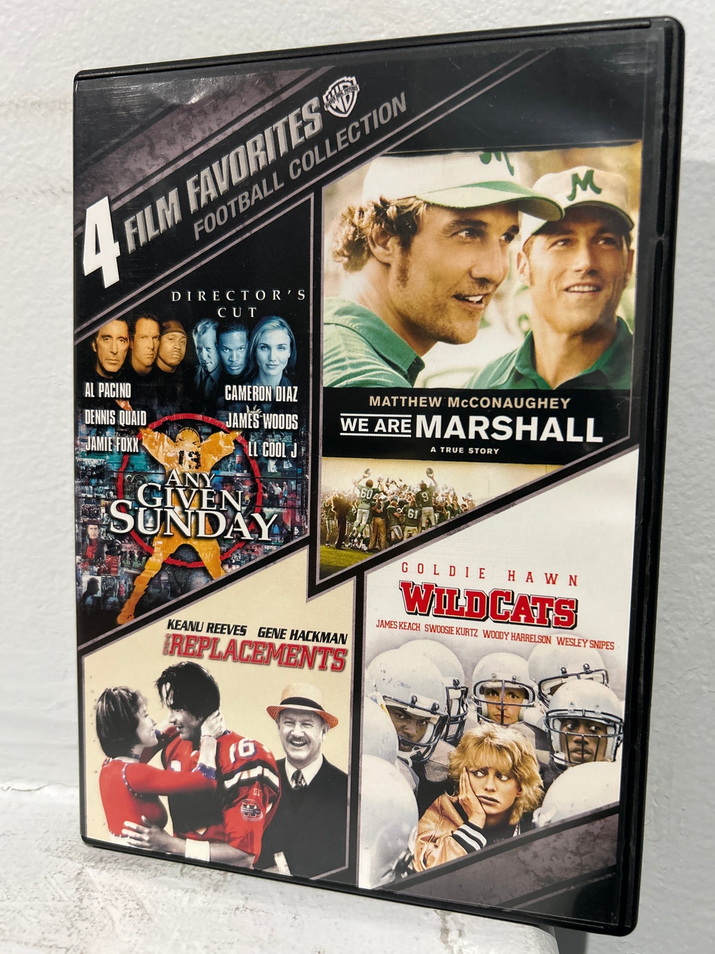 Any Given Sunday (1999) & We Are Marshall (2006) & The Replacements (2000) & Wildcats (1986)