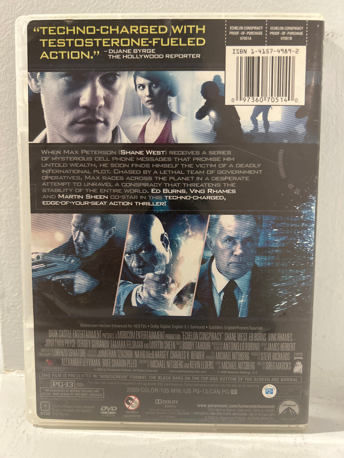 Echelon Conspiracy (2009)
