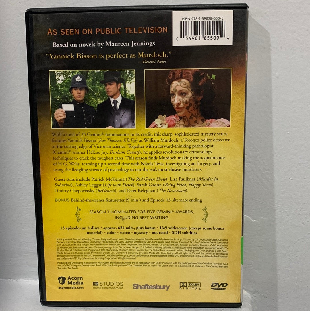Murdoch Mysteries: TV Series (2008-    ) - The Complete Season 3